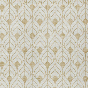 Homeroots 3' Beige And Ivory Geometric Washable Area Rug For Indoor & Outdoor Spaces, Durable And Stylish 5' X 8' Polyester 595734