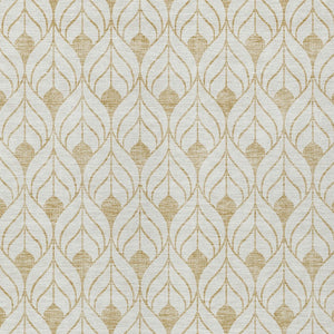 Homeroots 3' Beige And Ivory Geometric Washable Area Rug For Indoor & Outdoor Spaces, Durable And Stylish 10' X 14' Polyester 595738