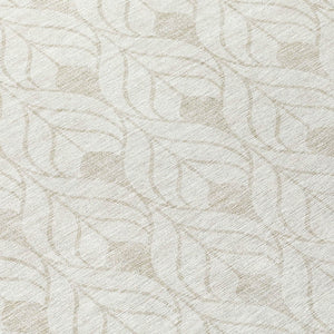 Homeroots 3' Beige And Ivory Geometric Washable Area Rug For Indoor & Outdoor Spaces, Durable And Stylish 8' Round Polyester 595747