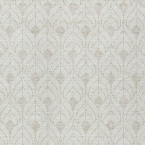 Homeroots 3' Beige And Ivory Geometric Washable Area Rug For Indoor & Outdoor Spaces, Durable And Stylish 9' X 12' Polyester 595749