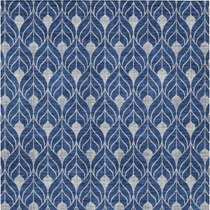 Homeroots 3' Beige And Ivory Geometric Washable Area Rug For Indoor & Outdoor Spaces, Durable And Stylish 3' X 5' Polyester 595751