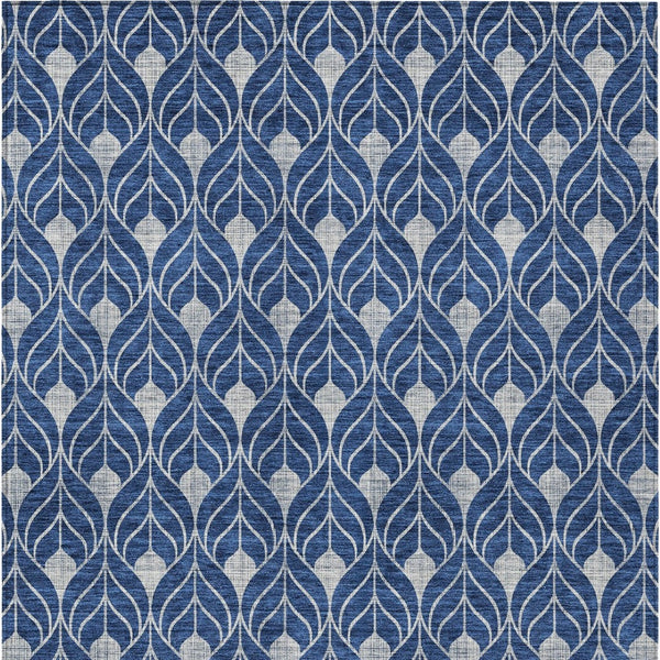 Homeroots 3' Beige And Ivory Geometric Washable Area Rug For Indoor & Outdoor Spaces, Durable And Stylish 3' X 5' Polyester 595751