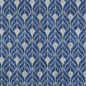 Homeroots 3' Beige And Ivory Geometric Washable Area Rug For Indoor & Outdoor Spaces, Durable And Stylish 9' X 12' Polyester 595755