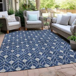 Homeroots 3' Beige And Ivory Geometric Washable Area Rug For Indoor & Outdoor Spaces, Durable And Stylish 10' X 14' Polyester 595756