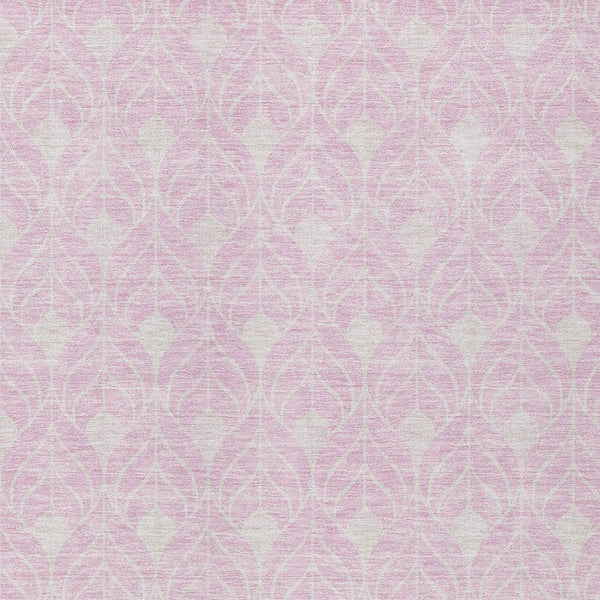 Homeroots 3' Beige And Ivory Geometric Washable Area Rug For Indoor & Outdoor Spaces, Durable And Stylish 5' X 8' Polyester 595758