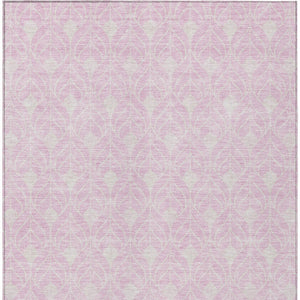 Homeroots 3' Beige And Ivory Geometric Washable Area Rug For Indoor & Outdoor Spaces, Durable And Stylish 5' X 8' Polyester 595758