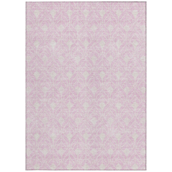 Homeroots 3' Beige And Ivory Geometric Washable Area Rug For Indoor & Outdoor Spaces, Durable And Stylish 10' X 14' Polyester 595762
