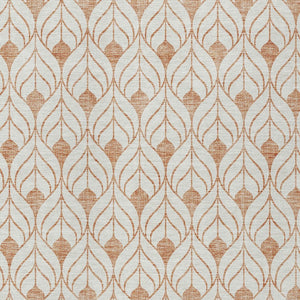 Homeroots 3' Beige And Ivory Geometric Washable Area Rug For Indoor & Outdoor Spaces, Durable And Stylish 5' X 8' Polyester 595764