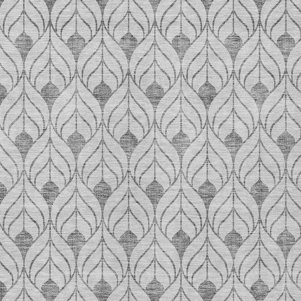 Homeroots 3' Beige And Ivory Geometric Washable Area Rug For Indoor & Outdoor Spaces, Durable And Stylish 3' X 5' Polyester 595769