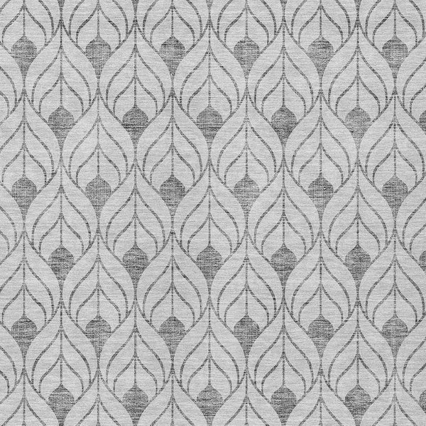 Homeroots 3' Beige And Ivory Geometric Washable Area Rug For Indoor & Outdoor Spaces, Durable And Stylish 8' X 10' Polyester 595772