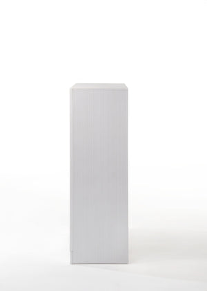 English Elm Naima Textured Finish Dresser with Felt-Lined Jewelry Drawer, Smooth Metal Glides & Silver Pulls White 57 L x 20 W x 37 H B2726P261241