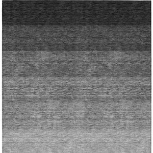 Homeroots 3' Beige And Ivory Ombre Area Rug - Stylish, Washable Design For Indoor & Outdoor Use, Durable Fun! 3' X 5' Polyester 595787