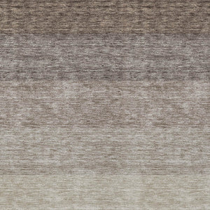 Homeroots 3' Beige And Ivory Ombre Area Rug - Stylish, Washable Design For Indoor & Outdoor Use, Durable Fun! 5' X 8' Polyester 595794