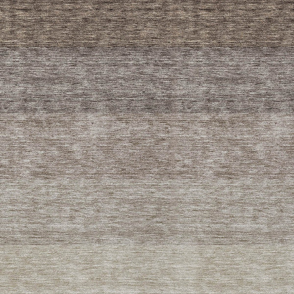 Homeroots 3' Beige And Ivory Ombre Area Rug - Stylish, Washable Design For Indoor & Outdoor Use, Durable Fun! 5' X 8' Polyester 595794