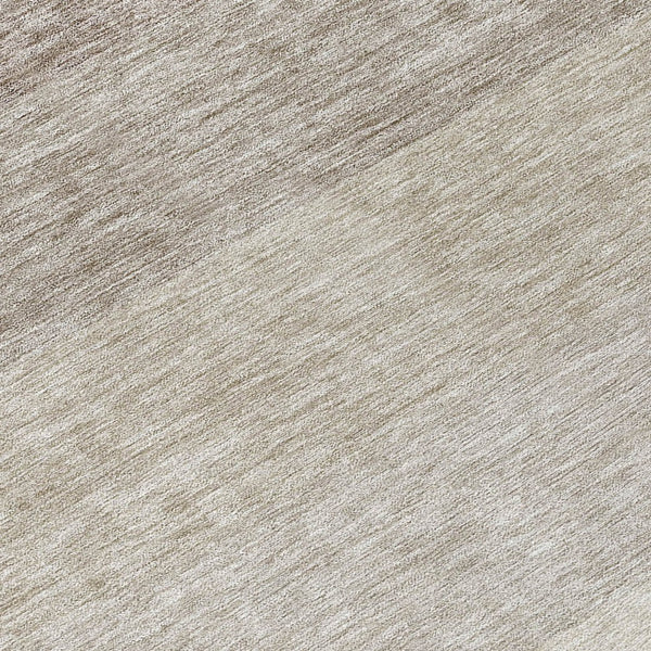 Homeroots 3' Beige And Ivory Ombre Area Rug - Stylish, Washable Design For Indoor & Outdoor Use, Durable Fun! 8' Round Polyester 595795