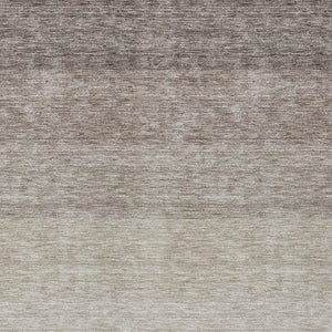 Homeroots 3' Beige And Ivory Ombre Area Rug - Stylish, Washable Design For Indoor & Outdoor Use, Durable Fun! 10' X 14' Polyester 595798