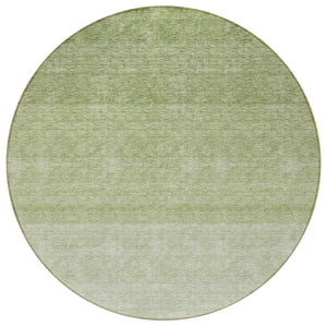 Homeroots 3' Beige And Ivory Ombre Area Rug - Stylish, Washable Design For Indoor & Outdoor Use, Durable Fun! 8' Round Polyester 595807