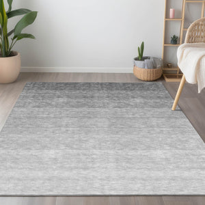 Homeroots 3' Beige And Ivory Ombre Area Rug - Stylish, Washable Design For Indoor & Outdoor Use, Durable Fun! 3' X 5' Polyester 595811