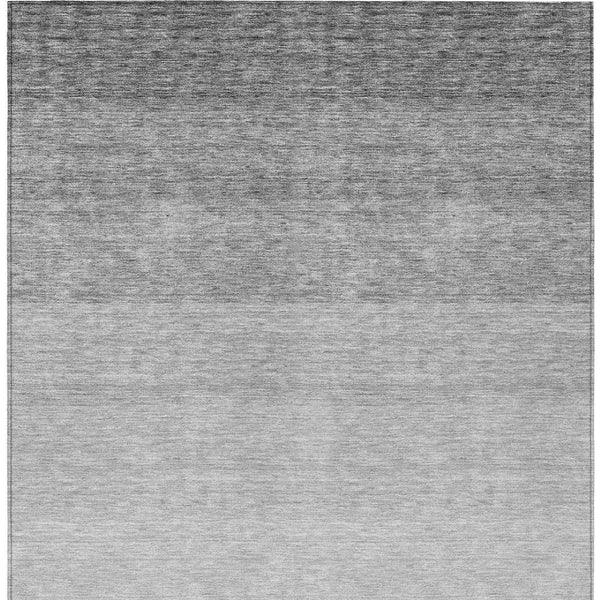 Homeroots 3' Beige And Ivory Ombre Area Rug - Stylish, Washable Design For Indoor & Outdoor Use, Durable Fun! 5' X 8' Polyester 595812