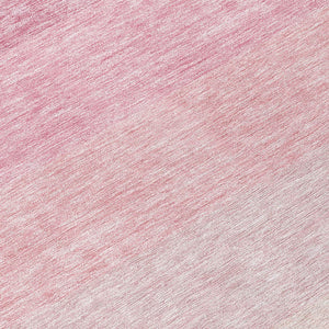 Homeroots 3' Beige And Ivory Ombre Area Rug - Stylish, Washable Design For Indoor & Outdoor Use, Durable Fun! 8' Round Polyester 595819