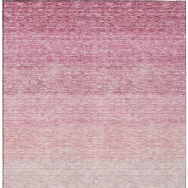 Homeroots 3' Beige And Ivory Ombre Area Rug - Stylish, Washable Design For Indoor & Outdoor Use, Durable Fun! 9' X 12' Polyester 595821