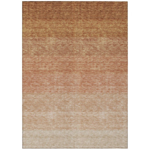 HomeRoots 5' Copper and Beige Ombre Area Rug – Stylish, Washable, and Durable for Indoor and Outdoor Use 5' X 8' 595824