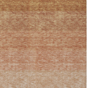 Homeroots 3' Beige And Ivory Ombre Area Rug - Stylish, Washable Design For Indoor & Outdoor Use, Durable Fun! 5' X 8' Polyester 595824
