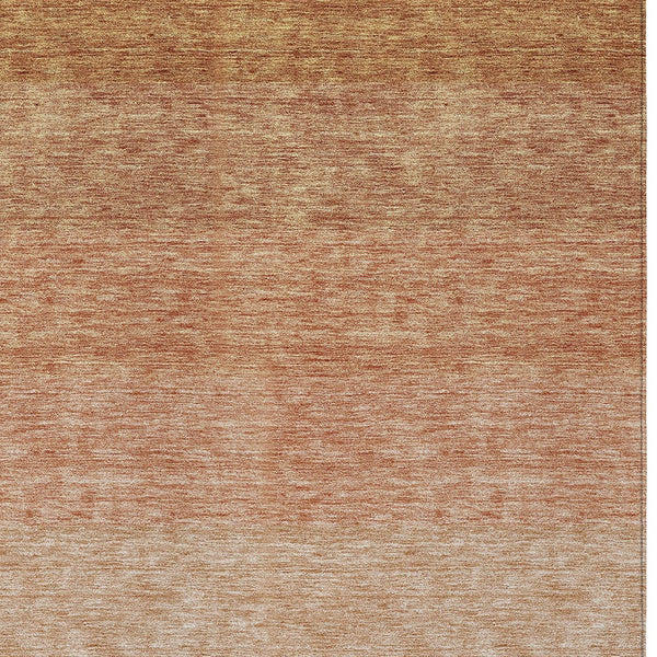 Homeroots 3' Beige And Ivory Ombre Area Rug - Stylish, Washable Design For Indoor & Outdoor Use, Durable Fun! 5' X 8' Polyester 595824