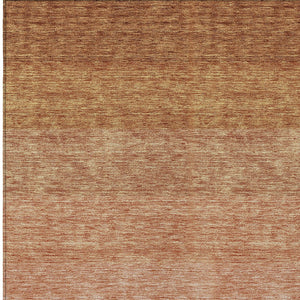 Homeroots 3' Beige And Ivory Ombre Area Rug - Stylish, Washable Design For Indoor & Outdoor Use, Durable Fun! 8' X 10' Polyester 595826
