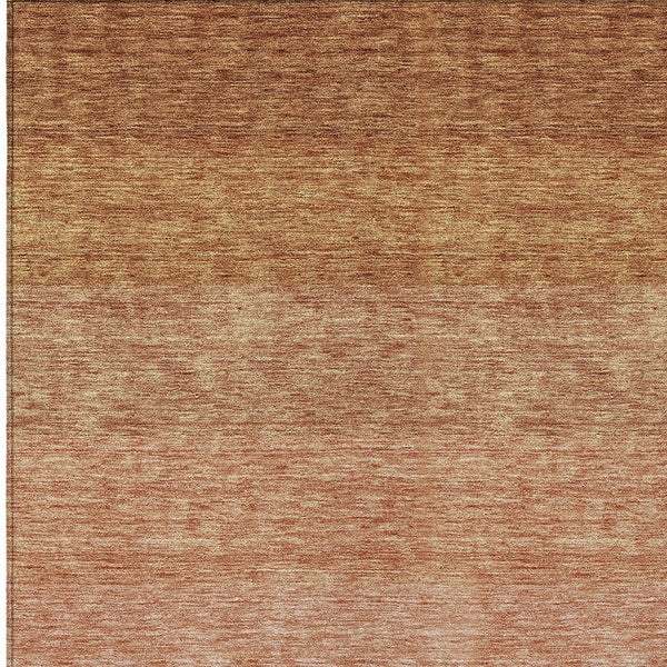 Homeroots 3' Beige And Ivory Ombre Area Rug - Stylish, Washable Design For Indoor & Outdoor Use, Durable Fun! 8' X 10' Polyester 595826