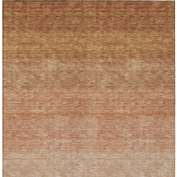 Homeroots 3' Beige And Ivory Ombre Area Rug - Stylish, Washable Design For Indoor & Outdoor Use, Durable Fun! 9' X 12' Polyester 595827