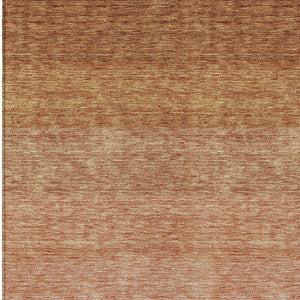 Homeroots 3' Beige And Ivory Ombre Area Rug - Stylish, Washable Design For Indoor & Outdoor Use, Durable Fun! 9' X 12' Polyester 595827