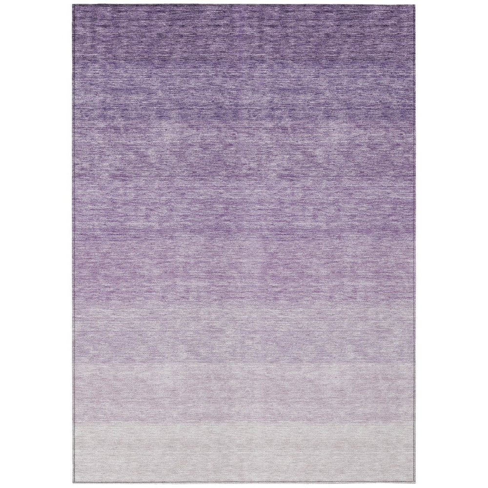 HomeRoots 9' X 12' Ombre Purple & Lavender Area Rug - Stylish, Durable, Washable for Indoor & Outdoor Use! 595833