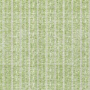 Homeroots 3' Artichoke Green And Ivory Striped Washable Rug For Indoor And Outdoor Spaces - Durable Design 3' X 5' Polyester 595841