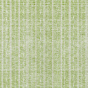 Homeroots 3' Artichoke Green And Ivory Striped Washable Rug For Indoor And Outdoor Spaces - Durable Design 10' X 14' Polyester 595846