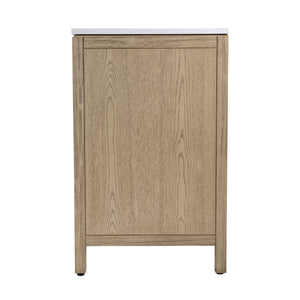 Butler Specialty Company Nora 36" Quartz Top Single Sink Bathroom Vanity - Elegant Storage Solution Light Brown Mdf,Pine,Acacia,Plywood,White Quartz,Ceramic,Composite Wood,Veneers 5958492-butler