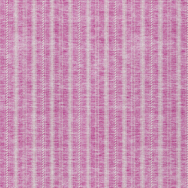 Homeroots 3' Artichoke Green And Ivory Striped Washable Rug For Indoor And Outdoor Spaces - Durable Design 9' X 12' Polyester 595857