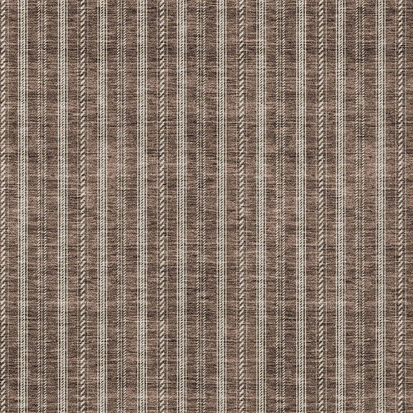 Homeroots 3' Artichoke Green And Ivory Striped Washable Rug For Indoor And Outdoor Spaces - Durable Design 9' X 12' Polyester 595863