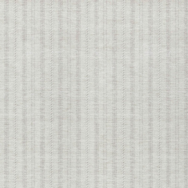 Homeroots 3' Artichoke Green And Ivory Striped Washable Rug For Indoor And Outdoor Spaces - Durable Design 3' X 5' Polyester 595871