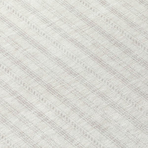 Homeroots 3' Artichoke Green And Ivory Striped Washable Rug For Indoor And Outdoor Spaces - Durable Design 8' Round Polyester 595873