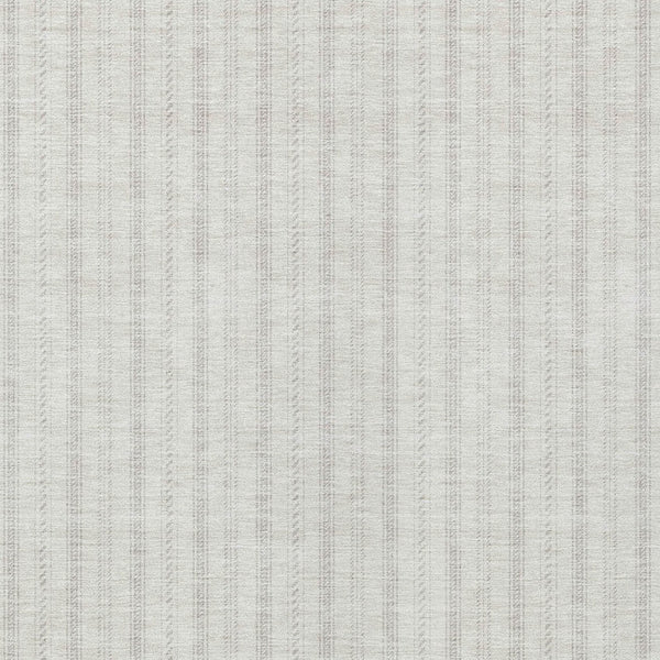 Homeroots 3' Artichoke Green And Ivory Striped Washable Rug For Indoor And Outdoor Spaces - Durable Design 10' X 14' Polyester 595876