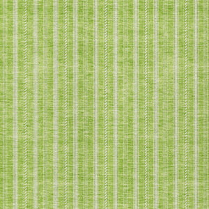 Homeroots 3' Artichoke Green And Ivory Striped Washable Rug For Indoor And Outdoor Spaces - Durable Design 8' X 10' Polyester 595880