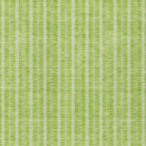 Homeroots 3' Artichoke Green And Ivory Striped Washable Rug For Indoor And Outdoor Spaces - Durable Design 9' X 12' Polyester 595881