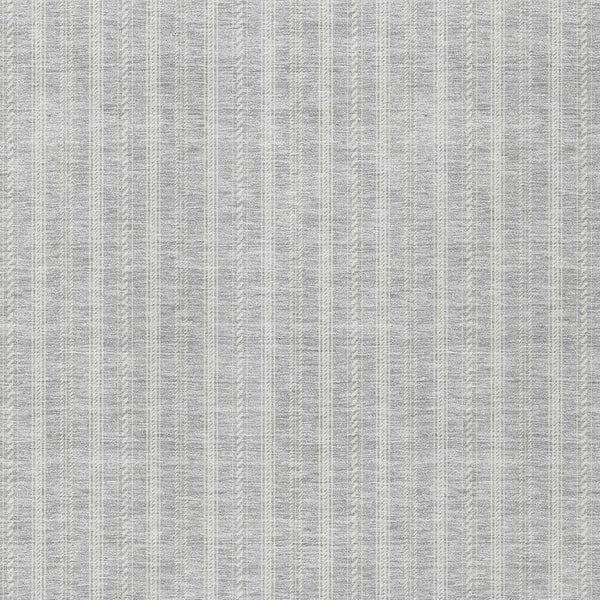 Homeroots 3' Artichoke Green And Ivory Striped Washable Rug For Indoor And Outdoor Spaces - Durable Design 3' X 5' Polyester 595901