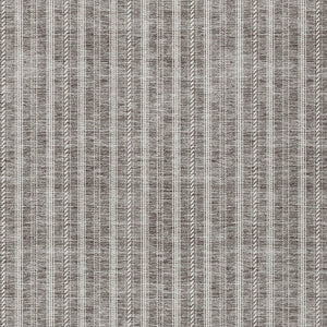 Homeroots 3' Artichoke Green And Ivory Striped Washable Rug For Indoor And Outdoor Spaces - Durable Design 5' X 8' Polyester 595914