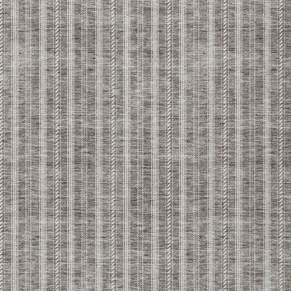 Homeroots 3' Artichoke Green And Ivory Striped Washable Rug For Indoor And Outdoor Spaces - Durable Design 8' X 10' Polyester 595916