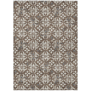 HomeRoots 5' Timeless Floral Indoor Outdoor Area Rug - Washable, Durable, and Stylish for Any Space 8' X 10' 595934