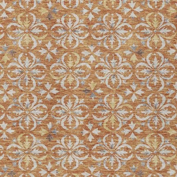 Homeroots 3' Black And Ivory Floral Washable Area Rug - Stylish And Versatile For Indoor Or Outdoor Use 3' X 5' Polyester 595937