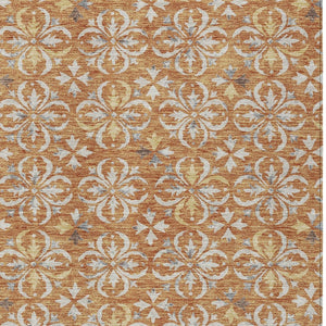 Homeroots 3' Black And Ivory Floral Washable Area Rug - Stylish And Versatile For Indoor Or Outdoor Use 8' X 10' Polyester 595940