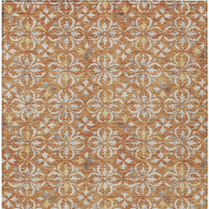 Homeroots 3' Black And Ivory Floral Washable Area Rug - Stylish And Versatile For Indoor Or Outdoor Use 9' X 12' Polyester 595941